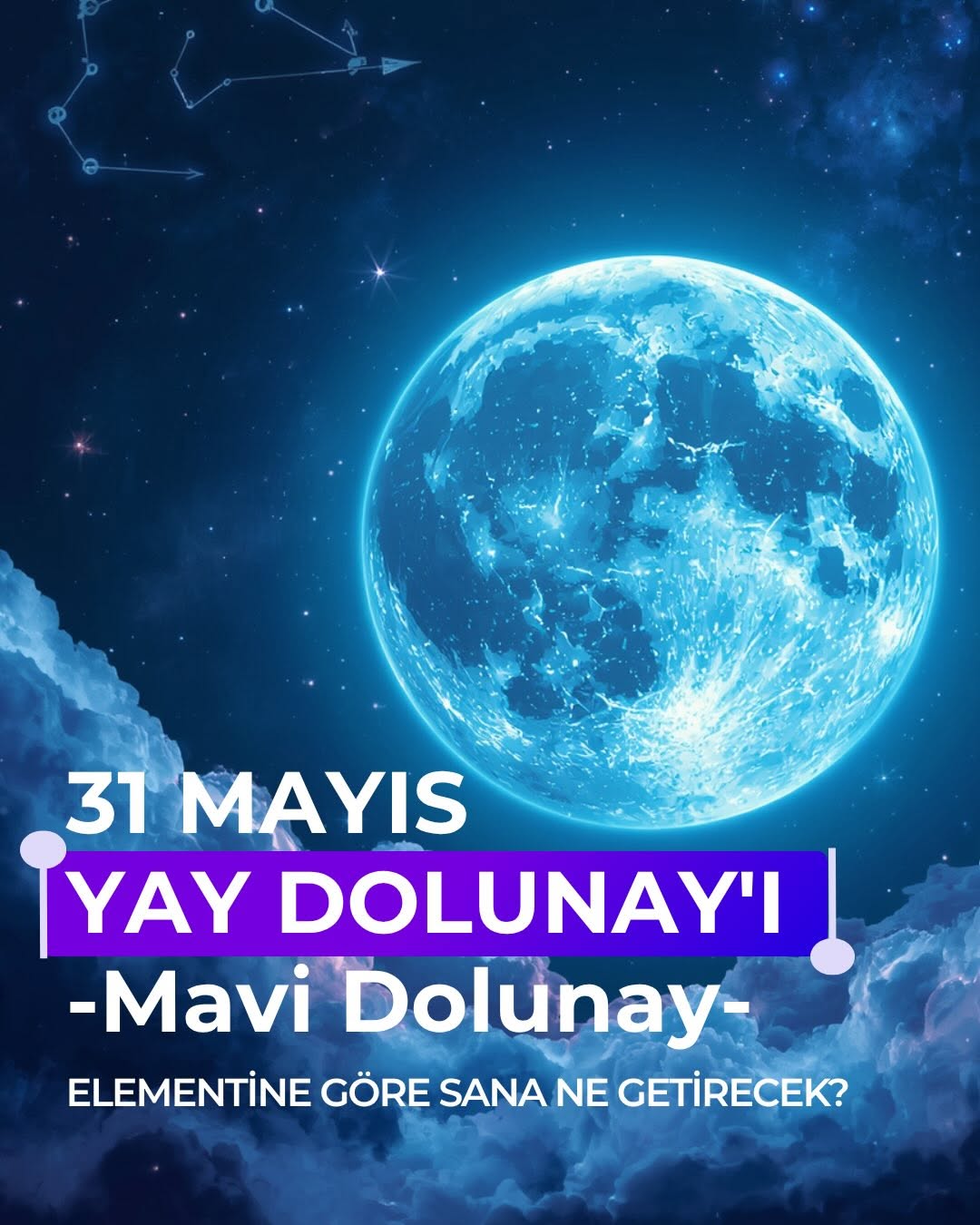 31 Mayıs'ta Yay Dolunayı geliyor. Mayıs'ın ikinci dolunayı, yani