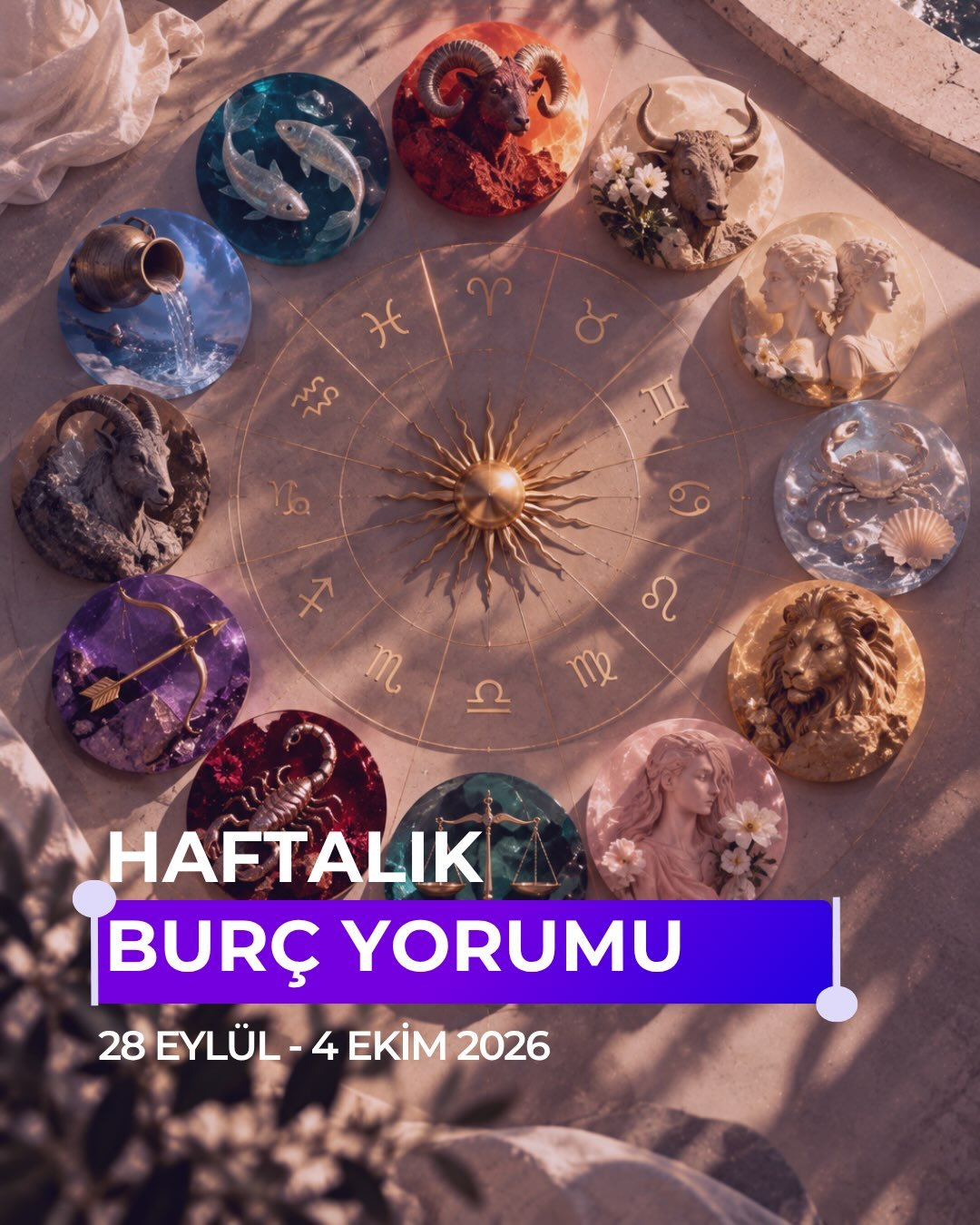 28 Eylül-4 Ekim haftalık burç yorumların hazır. 🌙